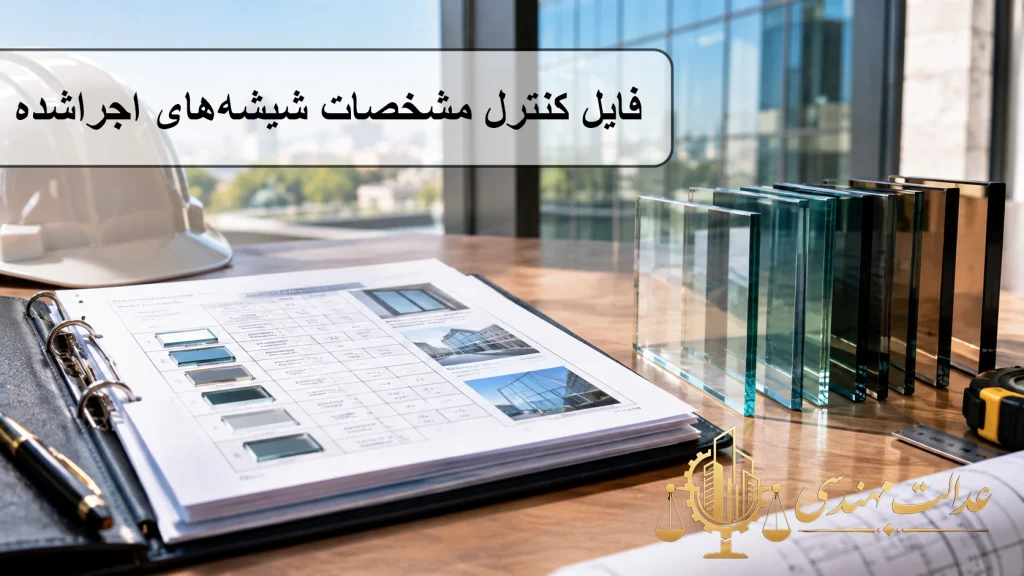 فایل کنترل مشخصات شیشه‌های اجراشده