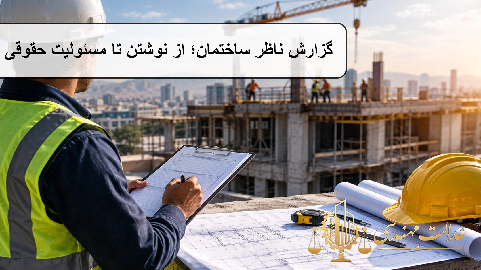 گزارش ناظر ساختمان؛ از نوشتن تا مسئولیت حقوقی